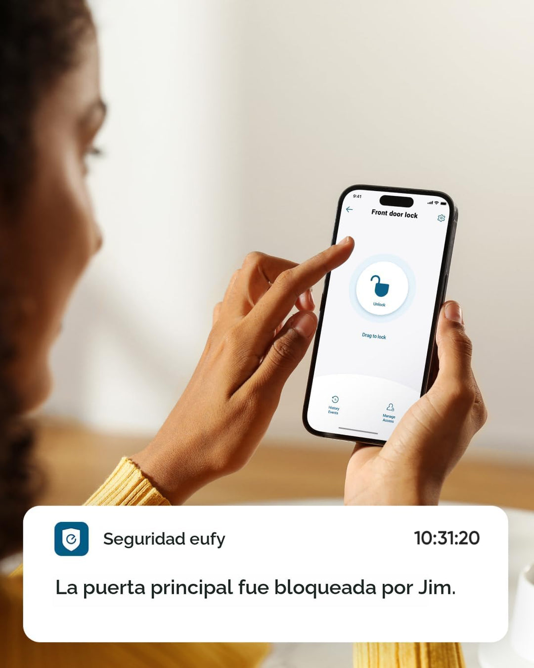 eufy Security Smart Lock C220, cerradura inteligente de puerta sin...