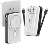 Cargador portátil magnético de 10000 mAh para iPhone con cables int...