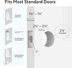 ULTRALOQ Latch 5 Smart Lock, la primera cerradura de palanca inteligente WiFi del mundo, bloqueo automático, teclado digital con pantalla táctil, manija de puerta de huellas dactilares para puerta