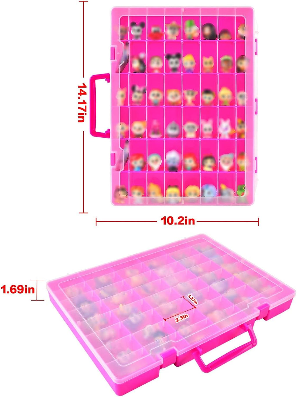 Vitrina compatible con figuras coleccionables de Disney Doorables/para MGA Entertainment Miniverse