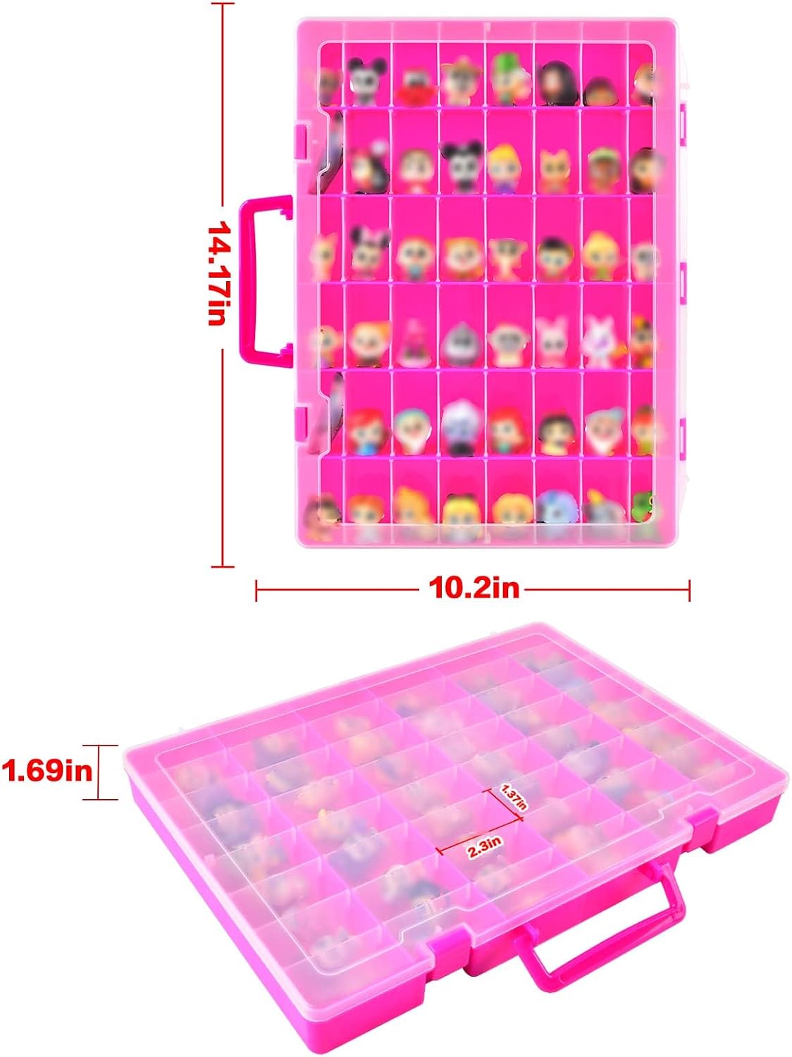 Vitrina compatible con figuras coleccionables de Disney Doorables/para MGA Entertainment Miniverse