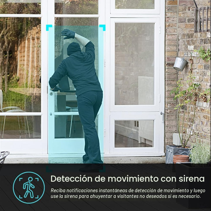 Kasa Smart - Cámara de seguridad 2K QHD para exteriores con cable,...