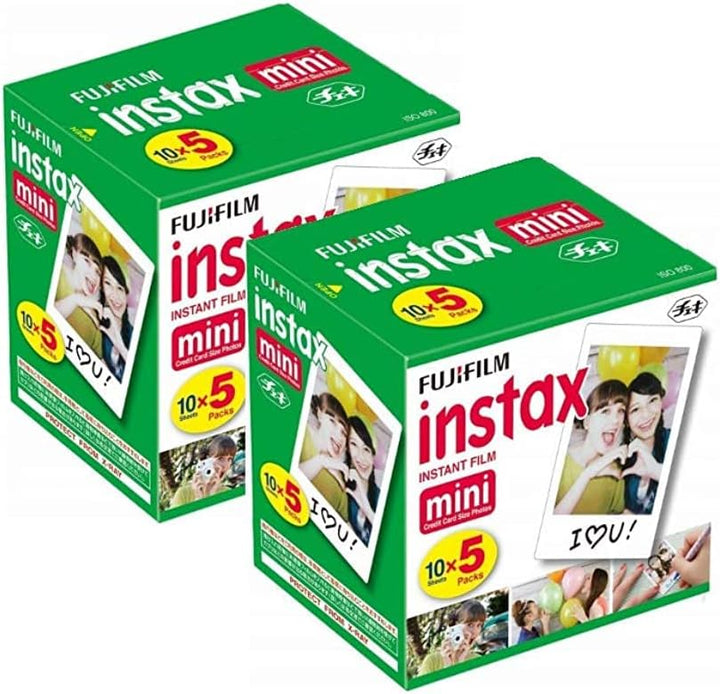 Fujifilm Instax Mini película instantánea, 10 hojas de 5 unidades ×...