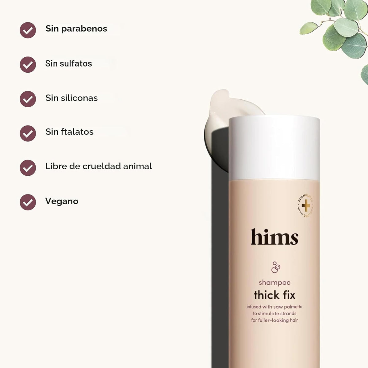 hims Thick Fix - Juego de champú y acondicionador \u2013 Saw Palmet...