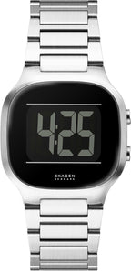 Skagen Reloj digital de acero inoxidable Mellem para hombre