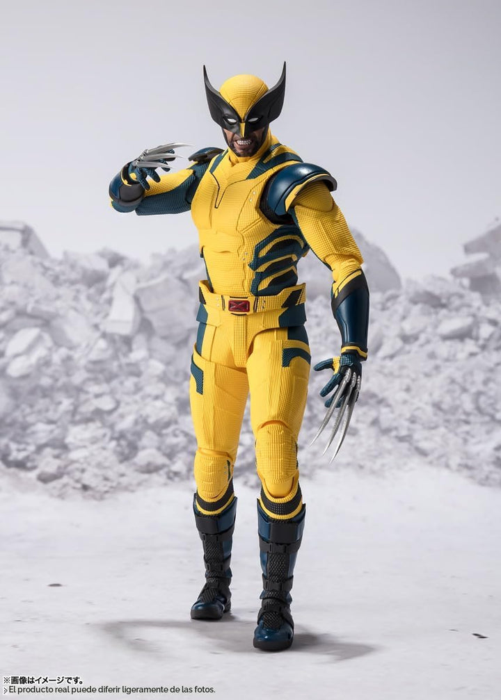 TAMASHII Nations - Deadpool &amp; Wolverine - Wolverine, Figura de...