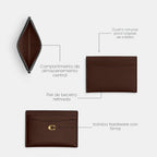 Coach, Estuche para tarjetas esenciales, arce, talla única