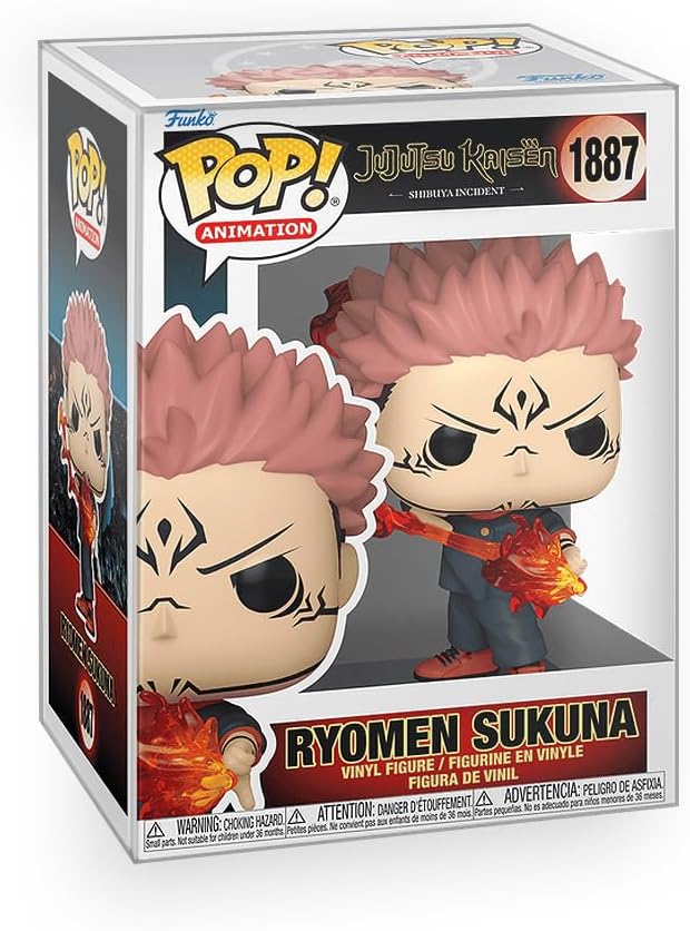 Epic Collectibles Pop Anime: Jujutsu Kaisen - Ryomen Sukuna Flecha de Fuego
