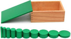 YHZAN Montessori - Cilindros de madera para niños, juguete de madera para niños pequeños, herramientas de desarrollo temprano para niños pequeños, bloques de madera