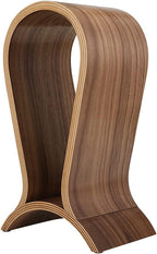 Soporte para auriculares de madera, soporte de auriculares para escritorio