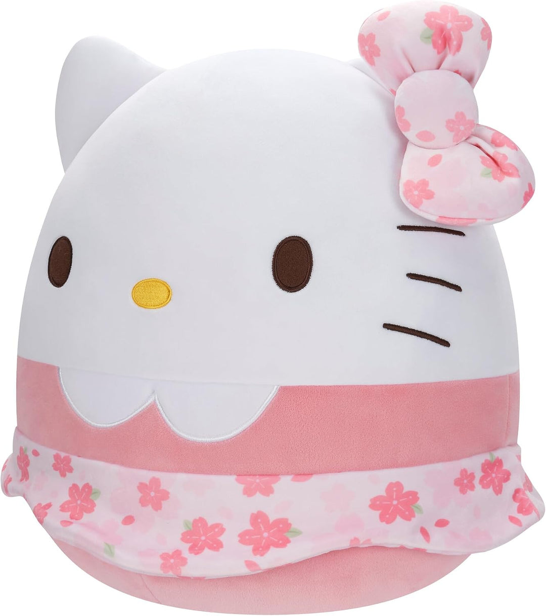 Squishmallows Original Sanrio Hello Kitty de 14 pulgadas con vestid...