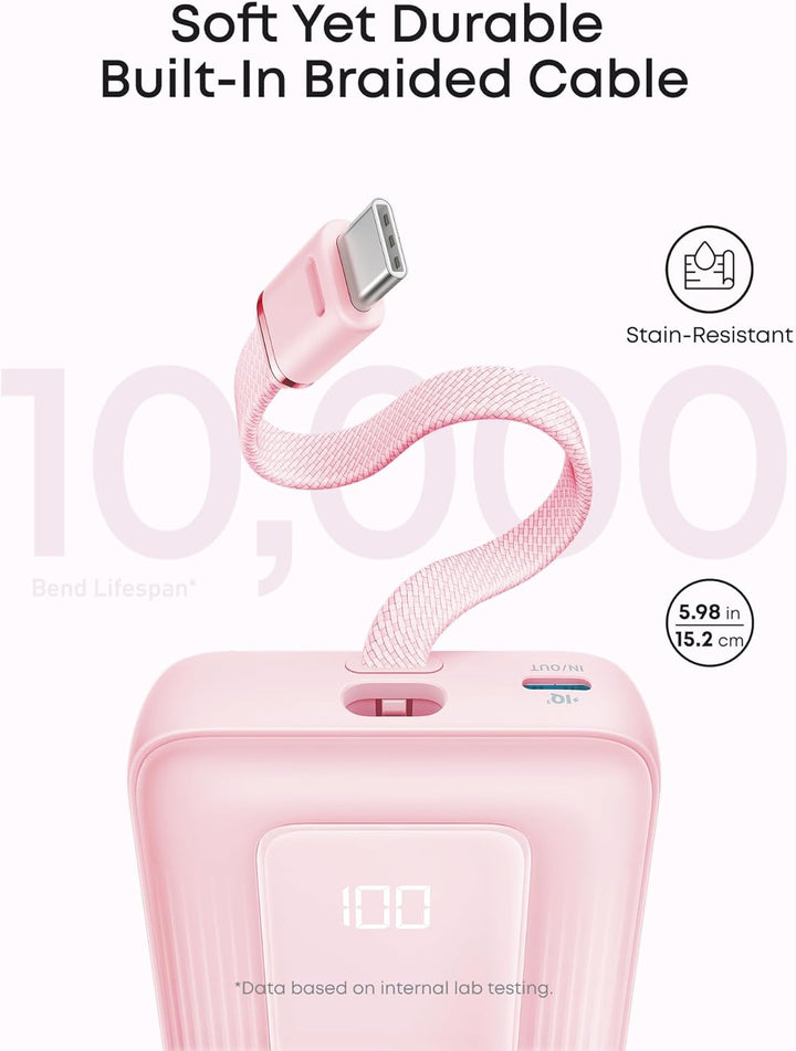 Anker Zolo Power Bank, cargador portátil rápido de 20,000 mAh 45 W...