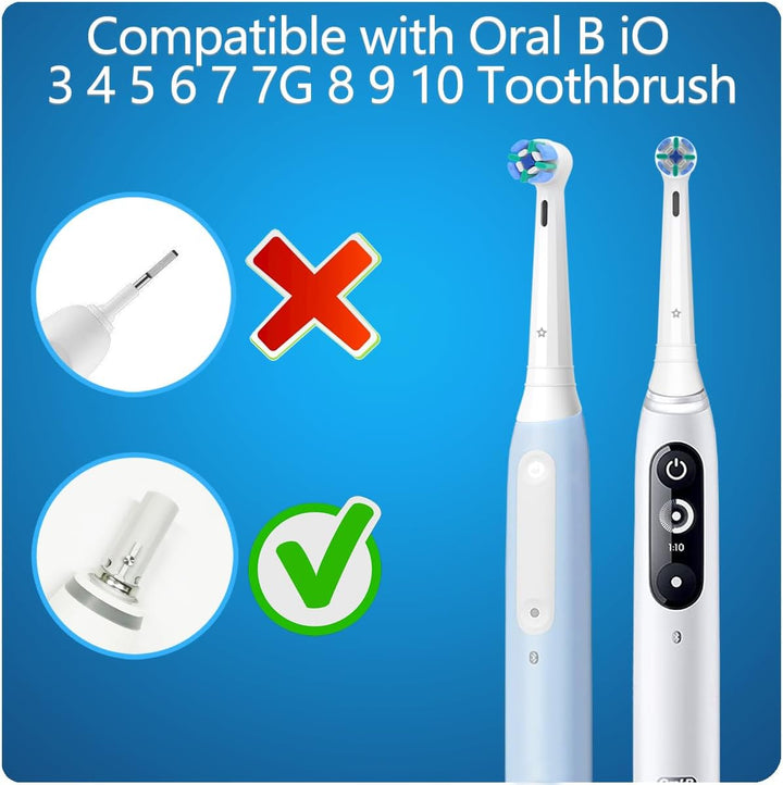 Paquete de 8 cabezales de cepillo de dientes de repuesto compatible...