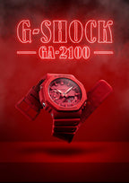 G-Shock - Reloj Casio, con protección de núcleo de carbono (Ga-2100-4ajf) para hombre, importado de Japón
