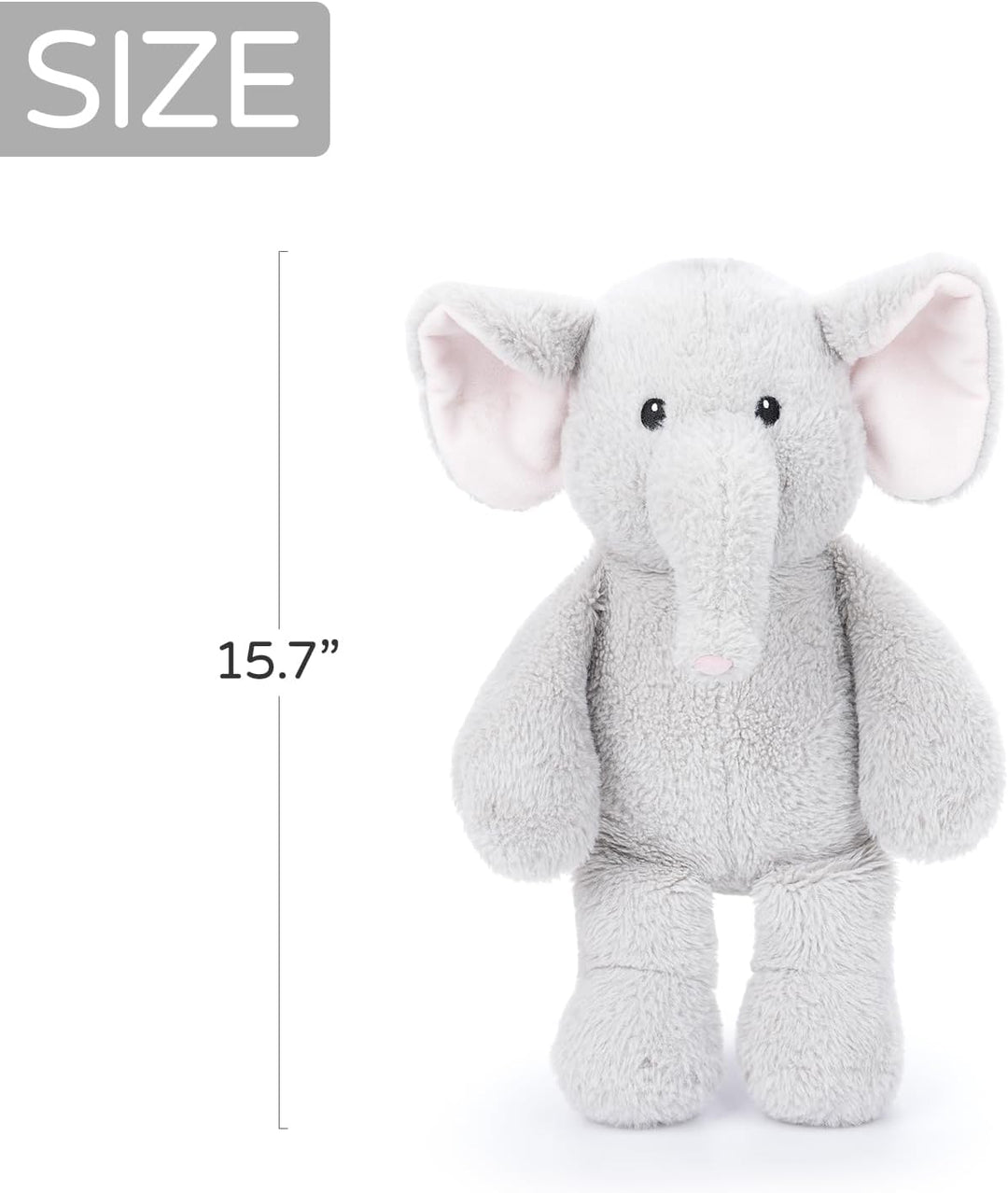 WEIGEDU Oso de peluche de elefante, juguetes de elefante de peluche...