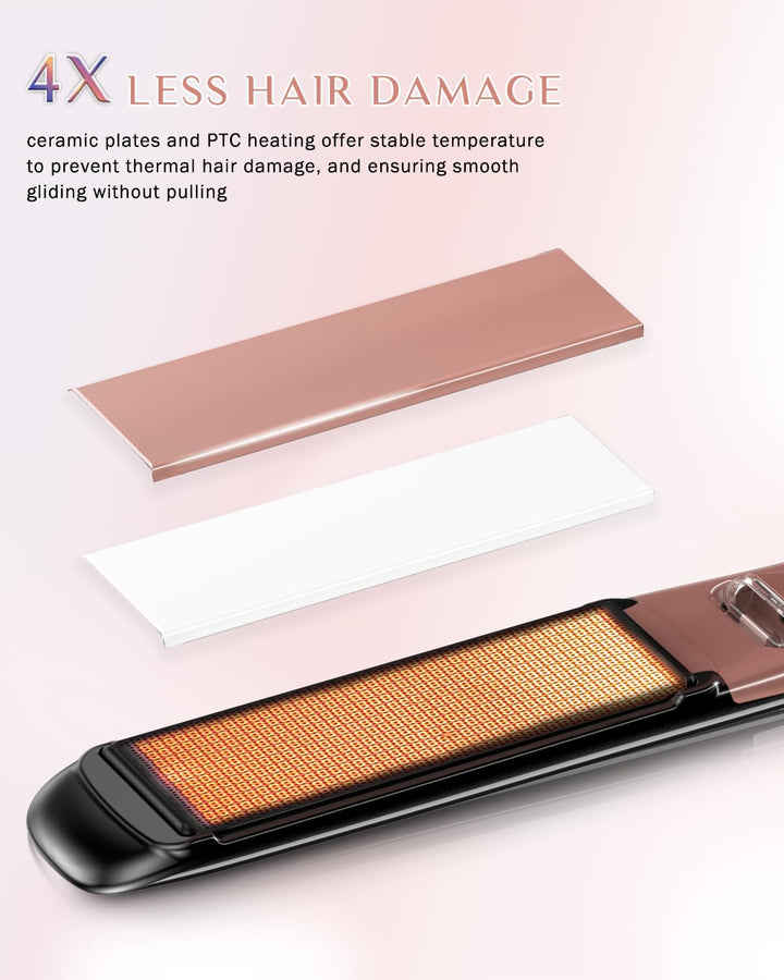 DORISILK Plancha de pelo profesional de alta temperatura de 500 gra...