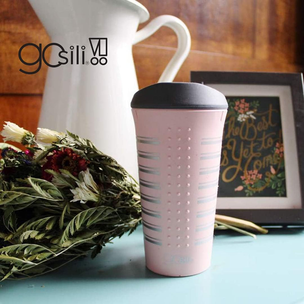 Siliconr - Taza de viaje, color carbón