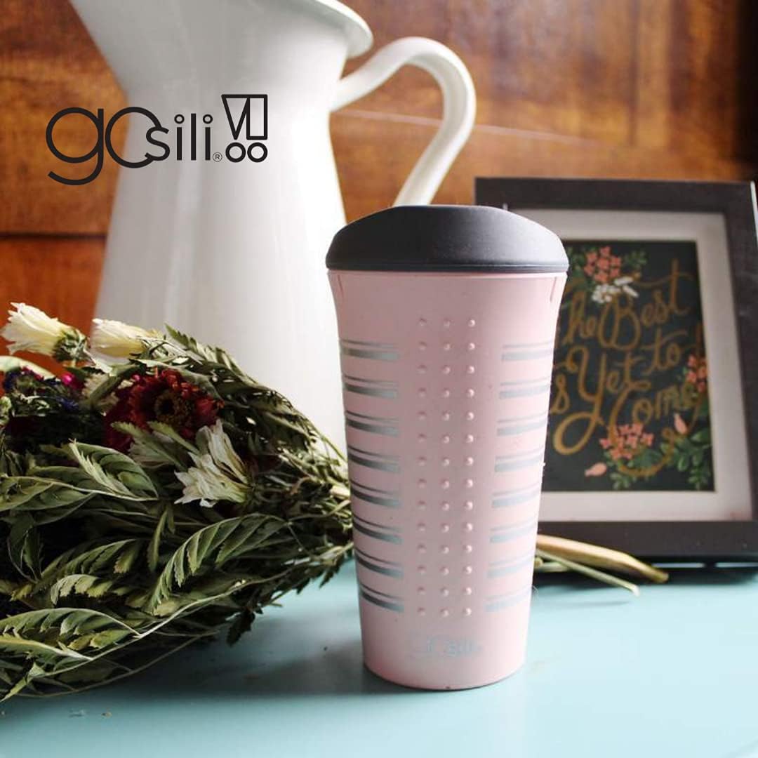 Siliconr - Taza de viaje, color carbón