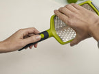Joseph Joseph Rallador giratorio 2 en 1 con mango ajustable, curso extra y fino, verde