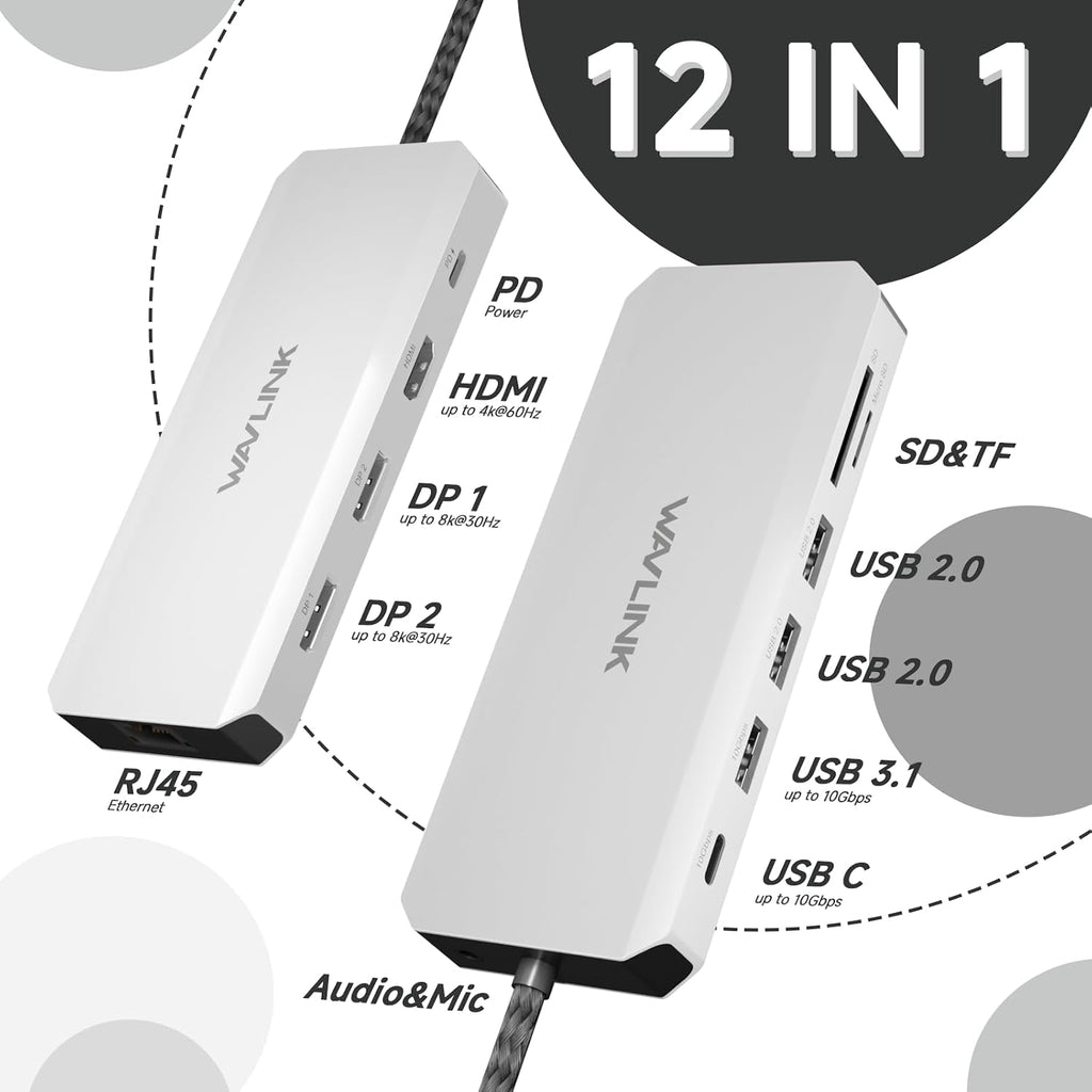 WAVLINK, UMD306B, hub USB 3.1