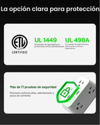Belkin Regleta de protección contra sobretensiones de 6 tomas
