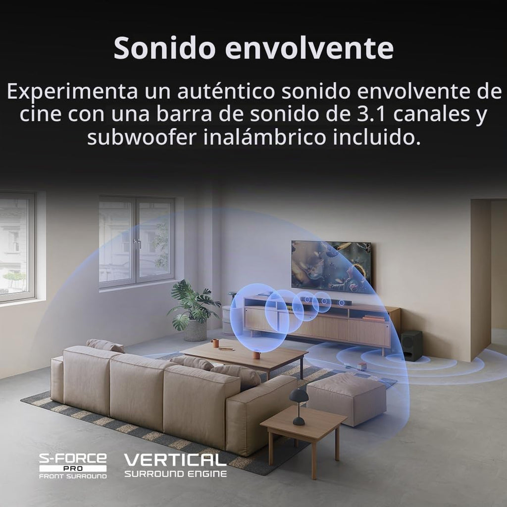 Sony BRAVIA Theater Bar 5, 3.1ch Barra de sonido de cine en casa y