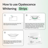 Tiras blanqueadoras de dientes Opalescent Go - Peróxido de hidrógen...