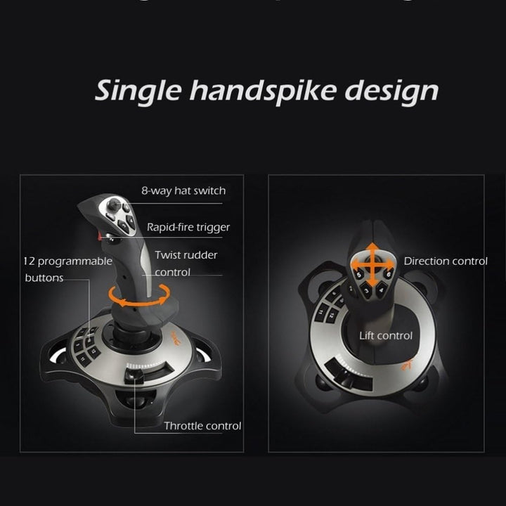 PXN 2113 - Palanca de mando para PC simulador de vuelo