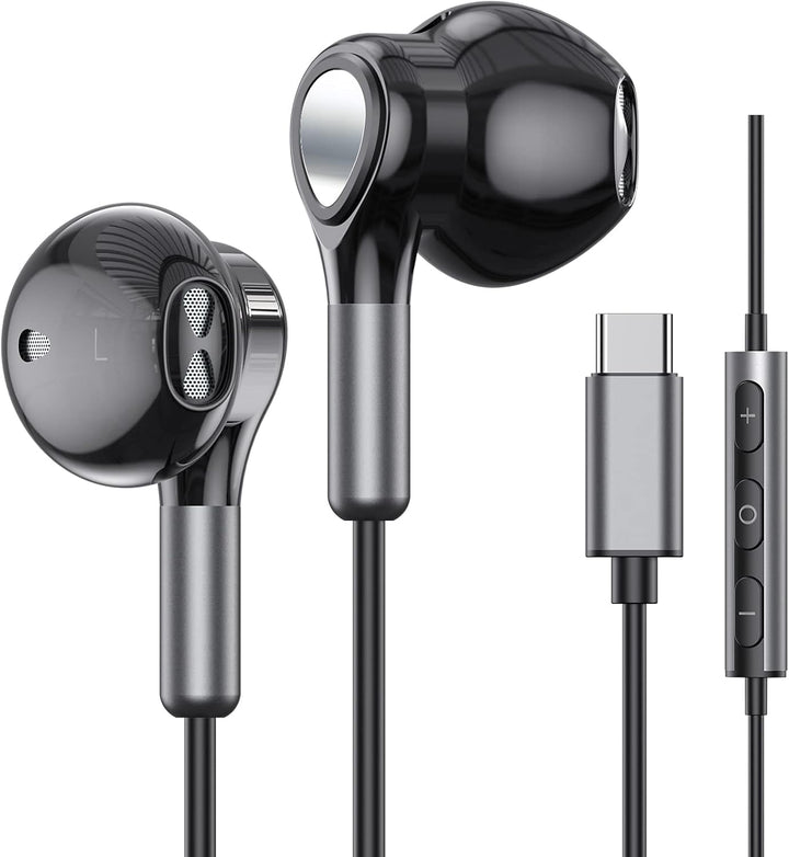 Auriculares USB C para Samsung Galaxy S24 S23 Ultra S22 S21 FE S20...