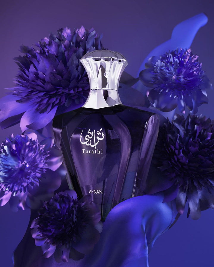 Afnan Turathi Blue Eau de Parfum Spray para hombre, 3.0 onzas líquidas
