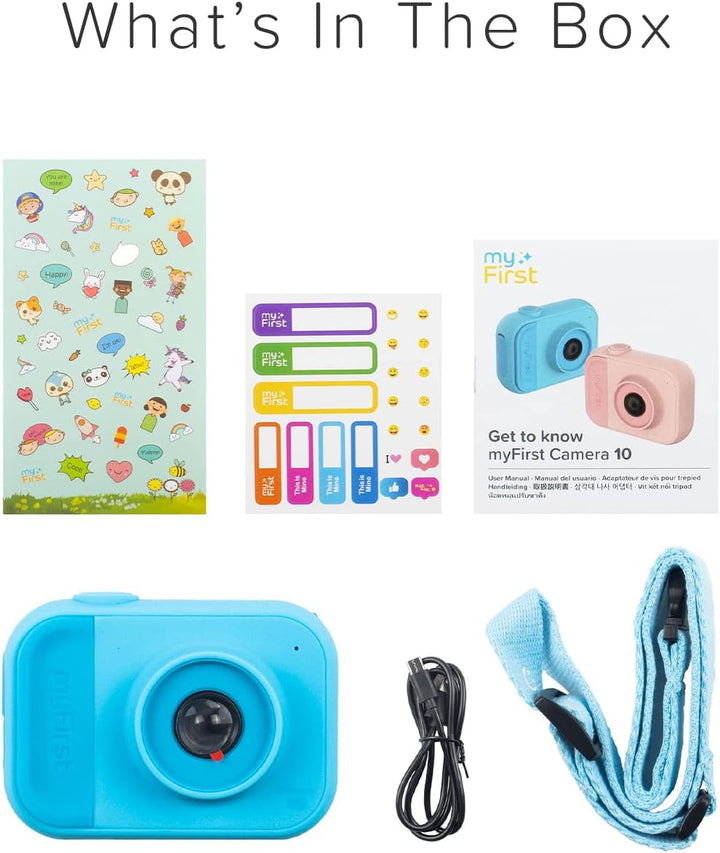 myFirst Camera 10 - Mini cámara digital para niños y niñas con dise...