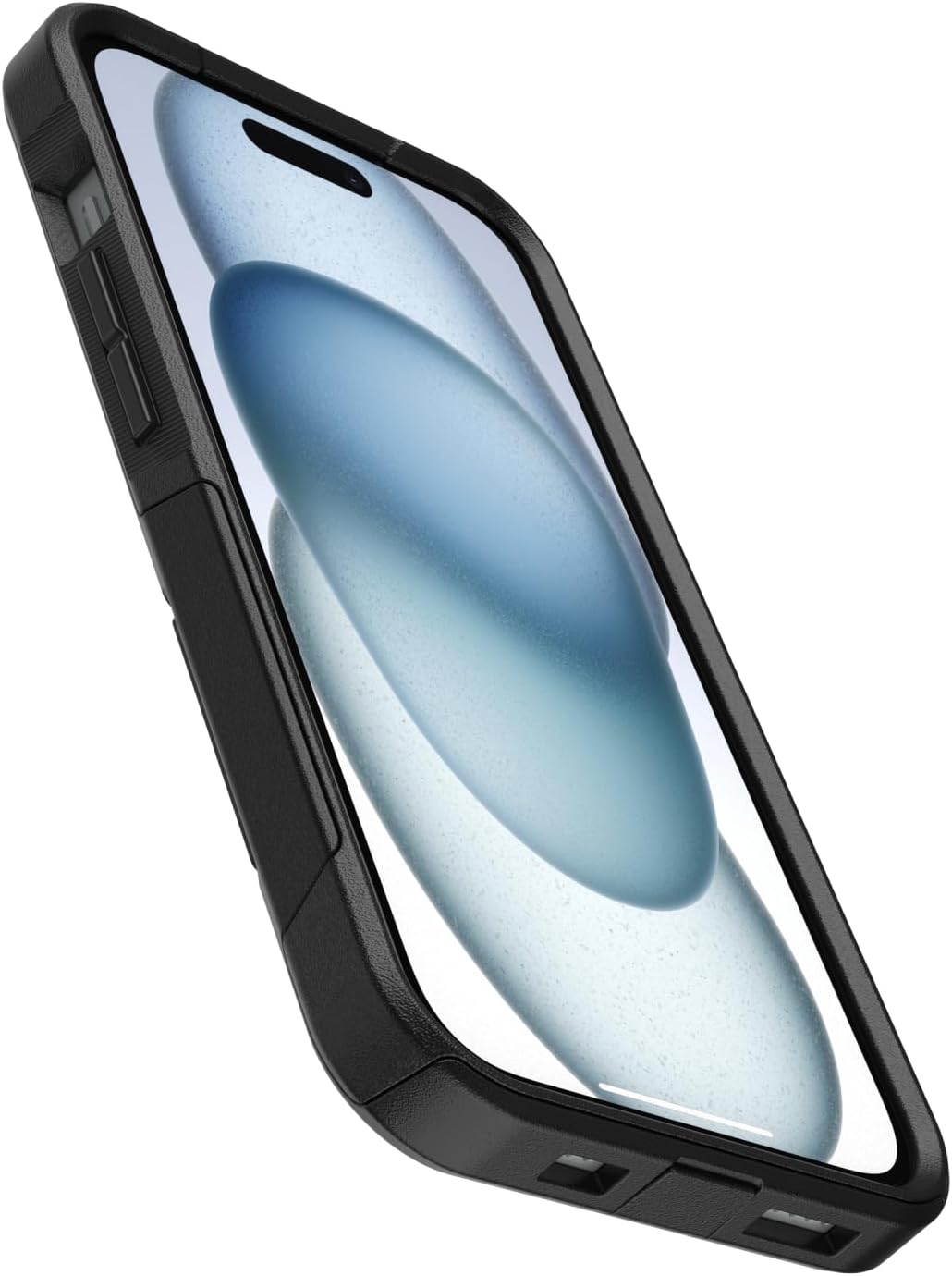 OtterBox iPhone 17e, 16e, 15, 14, & 13 Commuter Series Case - negro, Slim & Tough, Pocket-Friendly, con puerto Protection - Thin & Protective iPhone Case, Dual-Layer, Impact Absorbing iPhone Case