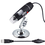 AmScope VB-M149C-SLVR Super Ahorros - Monocular LED portátil 1000X