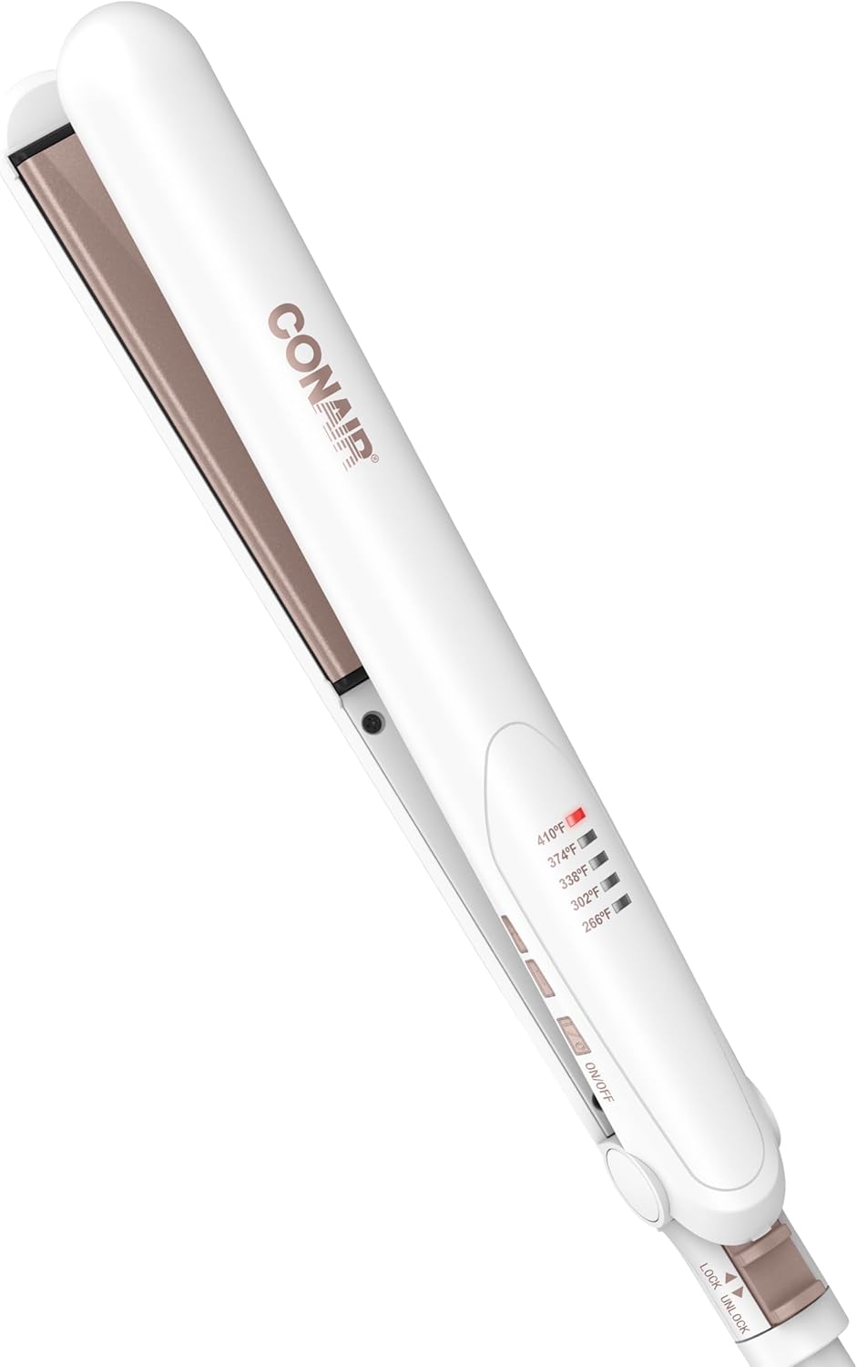 Conair Plancha plana de cerámica doble, plancha de pelo de 1 pulgad...