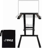 Soporte de mesa Pyle plpts47 para todo tipo de dispositivos. Estación de trabajo para DJ
