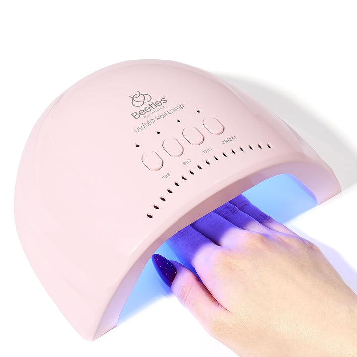 Beetles - Lámpara de uñas UV \u2013 Lámpara LED de uñas con 3 tempo...