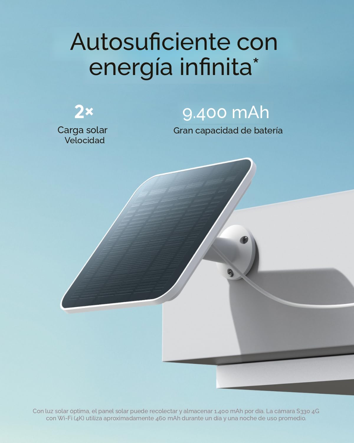 eufy Security Cámara 4G LTE S330, cámaras de seguridad solar celular 4K