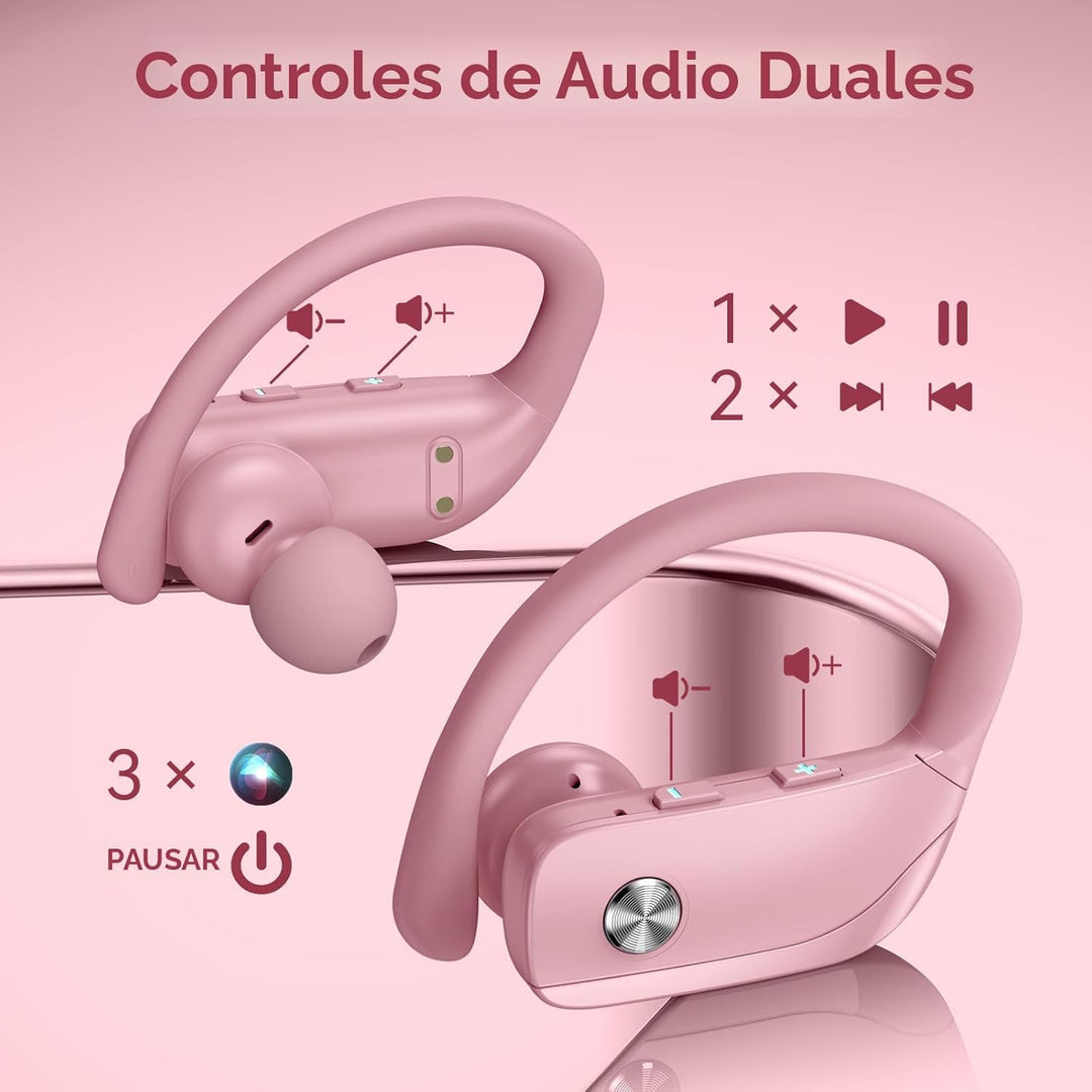 bmani Auriculares Inalámbricos Bluetooth con Estuche de Pantalla LE...