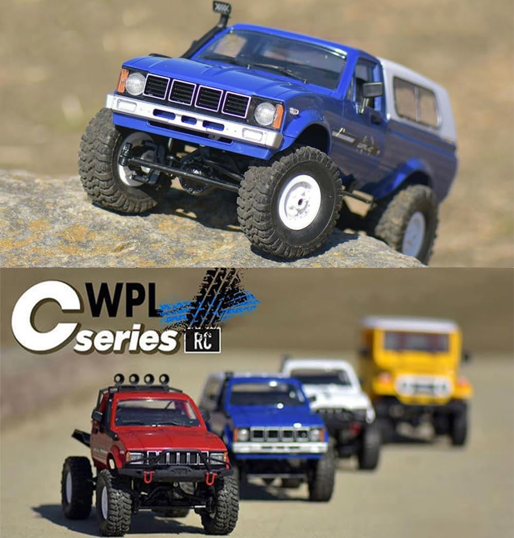 RC Crawler WPL C24 RC Rock Crawler RC Truck 4x4 1/16 Scale All Terrain