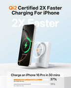 Cargador Portátil Magnético 10,000mAh Certificado Qi2 Carga Rápida...