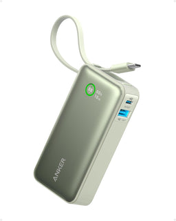 Anker Nano Power Bank, cargador portátil de 10,000 mAh con cable US...
