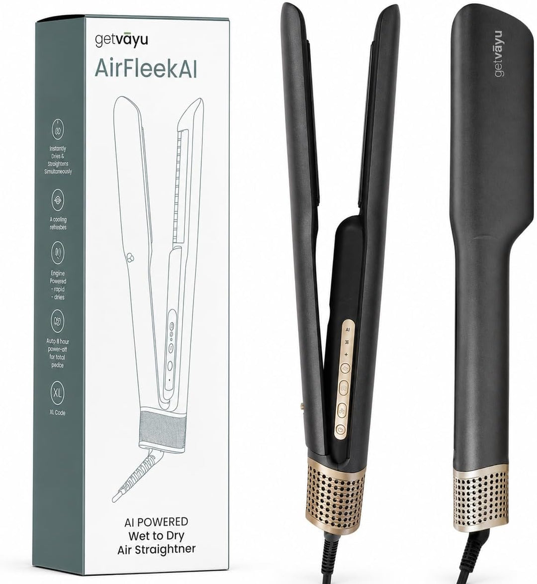 AirFleek AI - Air Straight | Plancha de cabello húmedo a seco 2 en...