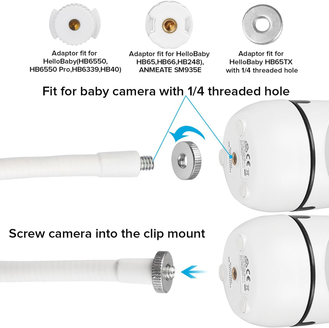 Soporte flexible para monitor de bebé compatible con