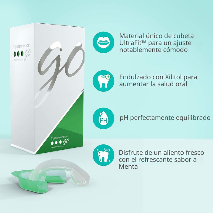 Opalescent Go 10% - Kit de bandejas blanqueadoras dentales precarga...