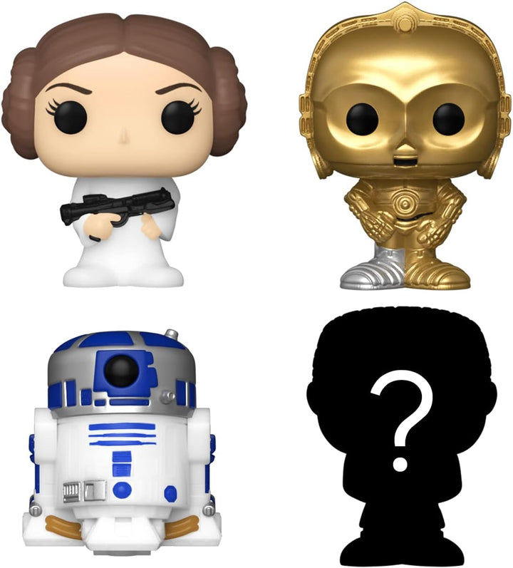Funko Bitty POP! Star Wars - Leia, 4-Pack - Princesa Leia, R2-D2, C...