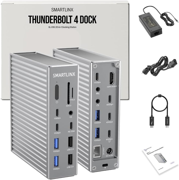 Paquete de estación de acoplamiento Thunderbolt 4 Docks