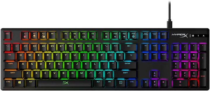 HyperX Alloy Origins - Teclado mecánico para juegos, luz controlada...