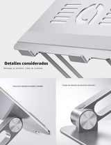 Lamicall - Soporte ajustable para laptop, elevador portátil para la...