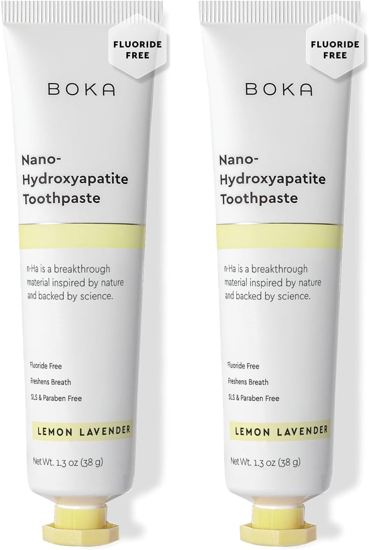 Boka Pasta de dientes sin flúor, pasta de dientes nano hidroxiapati...