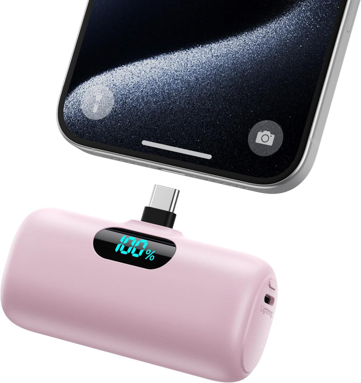 Mini Cargador Portátil USB C Power Bank, Paquete de Batería Mejorad...